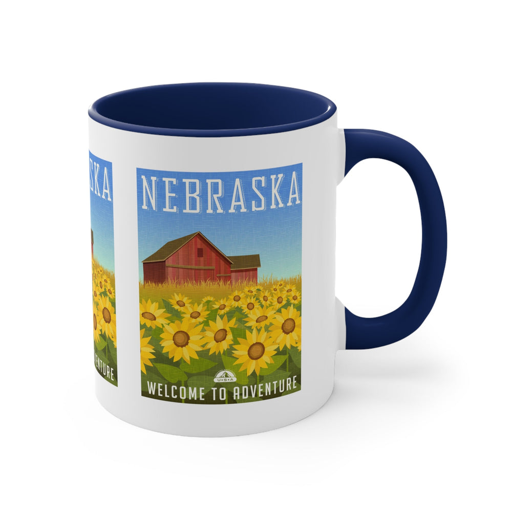 Nebraska Coffee Mug - Ezra's Clothing - Mug