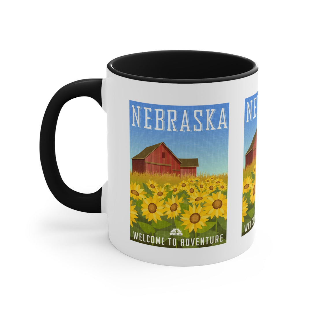 Nebraska Coffee Mug - Ezra's Clothing - Mug