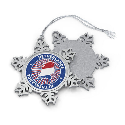 Netherlands Snowflake Ornament - Ezra's Clothing