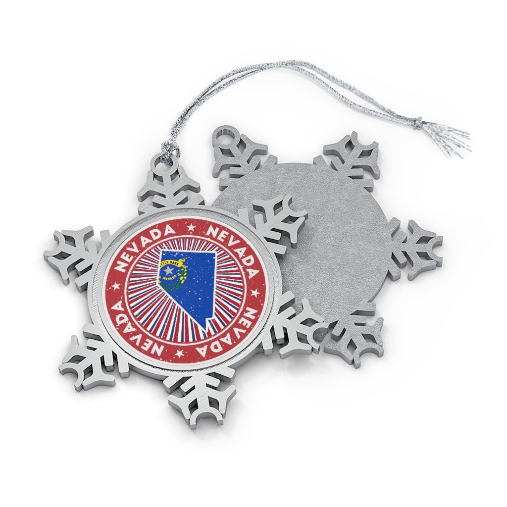 Nevada Snowflake Ornament - Ezra's Clothing - Christmas Ornament