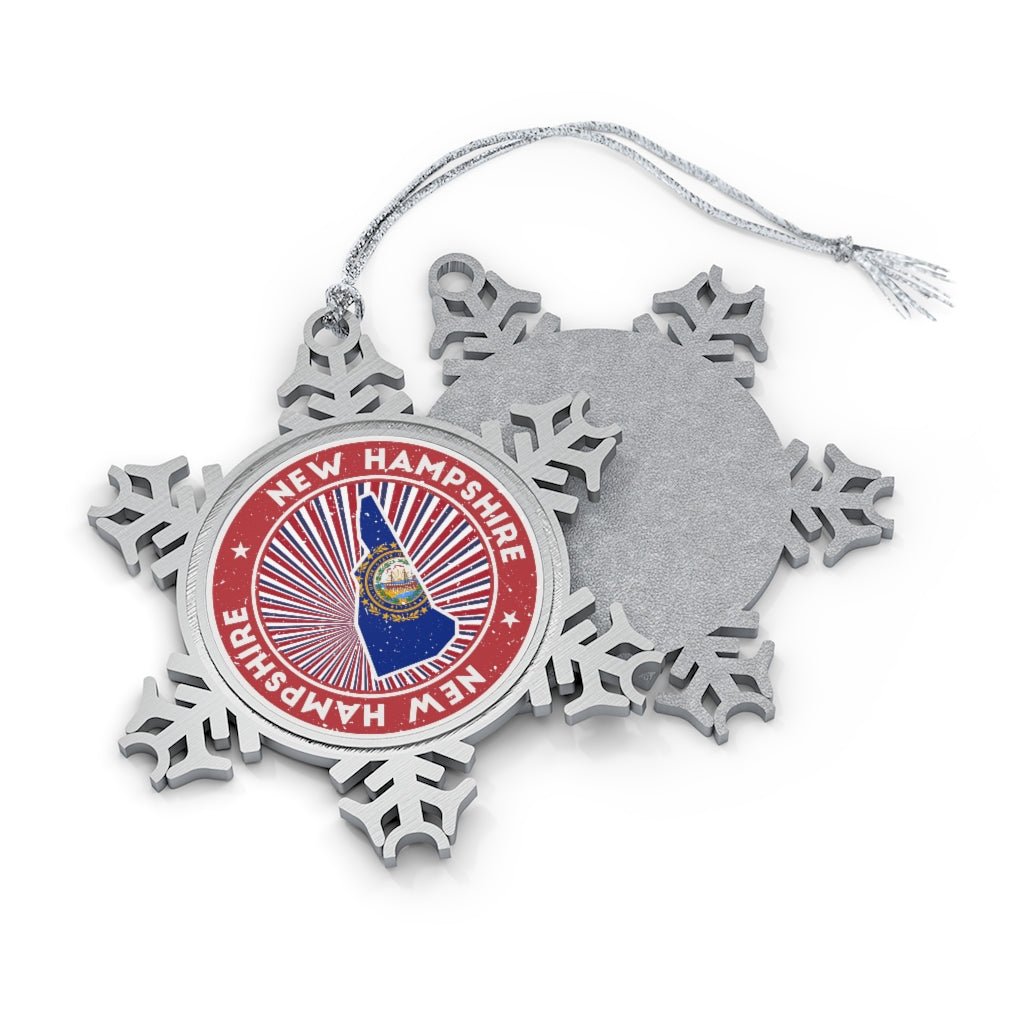 New Hampshire Snowflake Ornament - Ezra's Clothing - Christmas Ornament