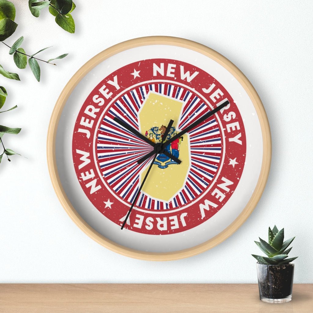 New Jersey Wall Clock - Ezra's Clothing - Wall Clocks