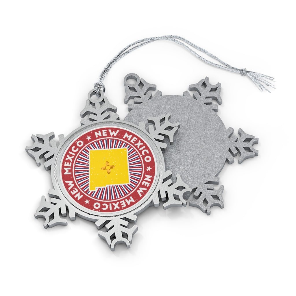 New Mexico Snowflake Ornament - Ezra's Clothing - Christmas Ornament
