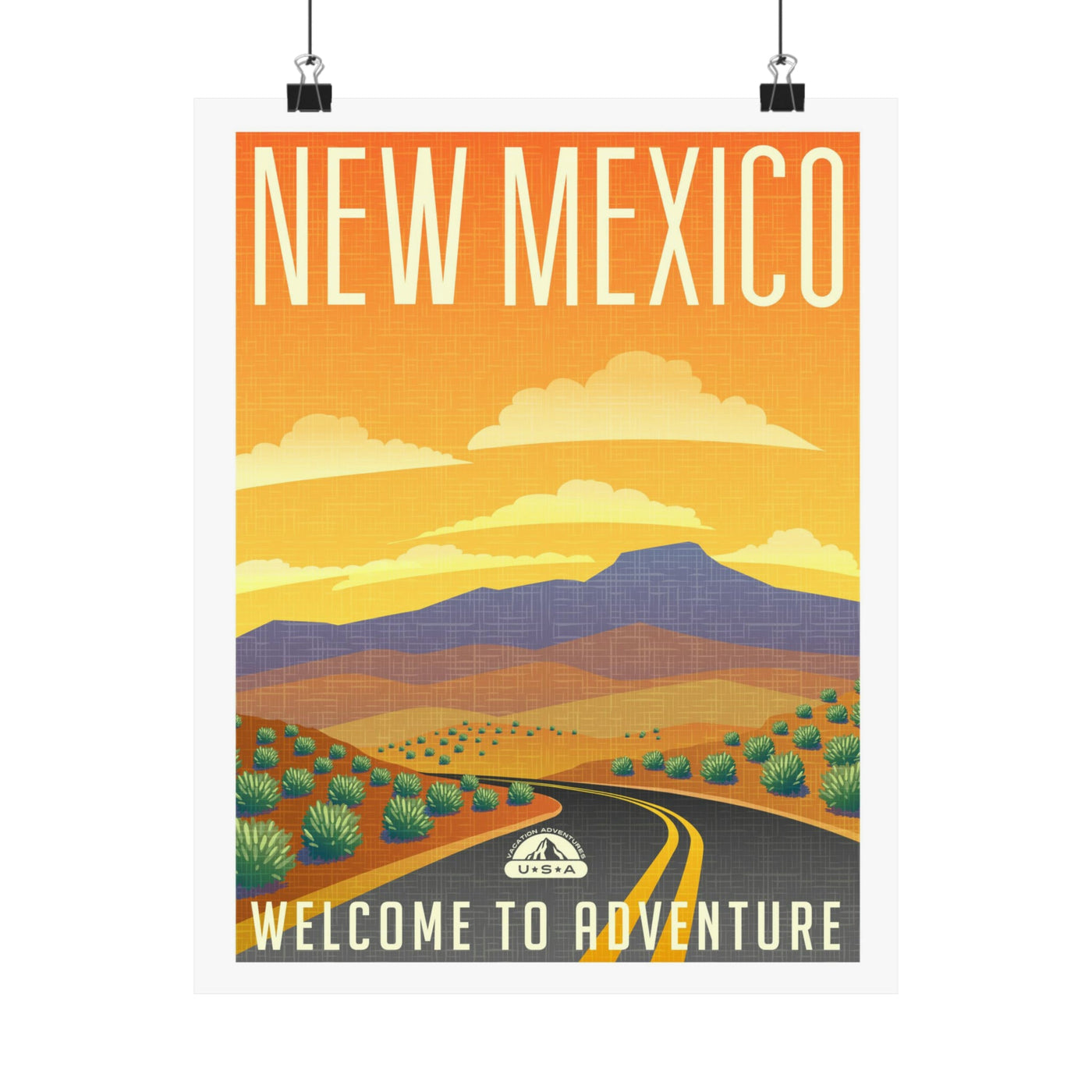 New Mexico Travel Poster - Ezra's Clothing