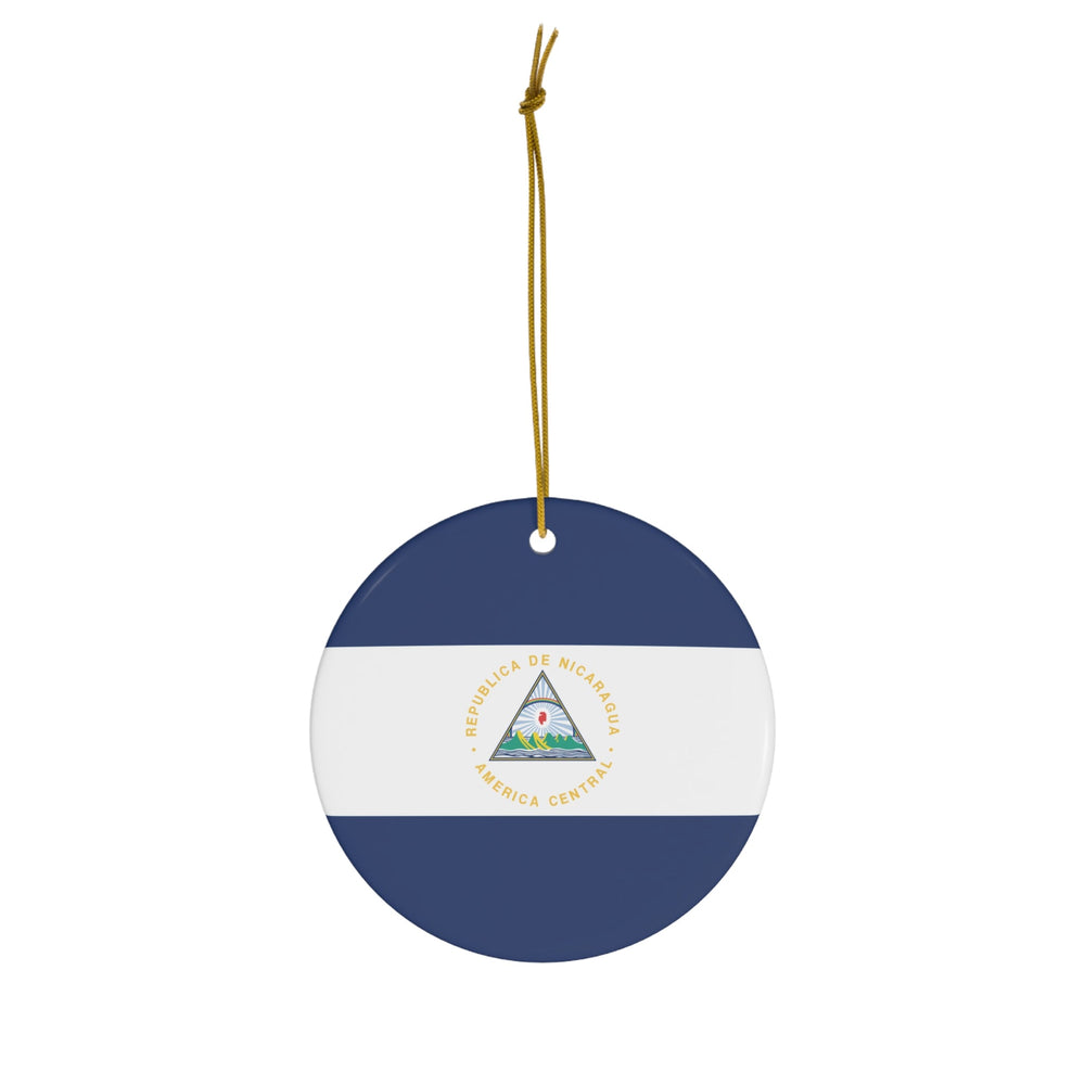 Nicaragua Ceramic Ornament - Ezra's Clothing - Christmas Ornament