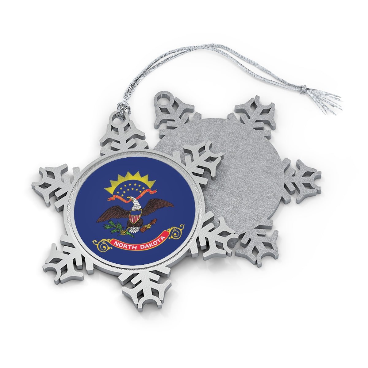 North Dakota Snowflake Ornament - Ezra's Clothing - Christmas Ornament