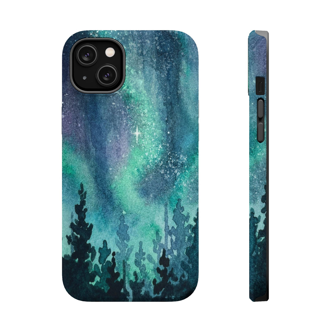 Northern Lights Case - Magnetic Back - Ezra's Clothing - Phone Case