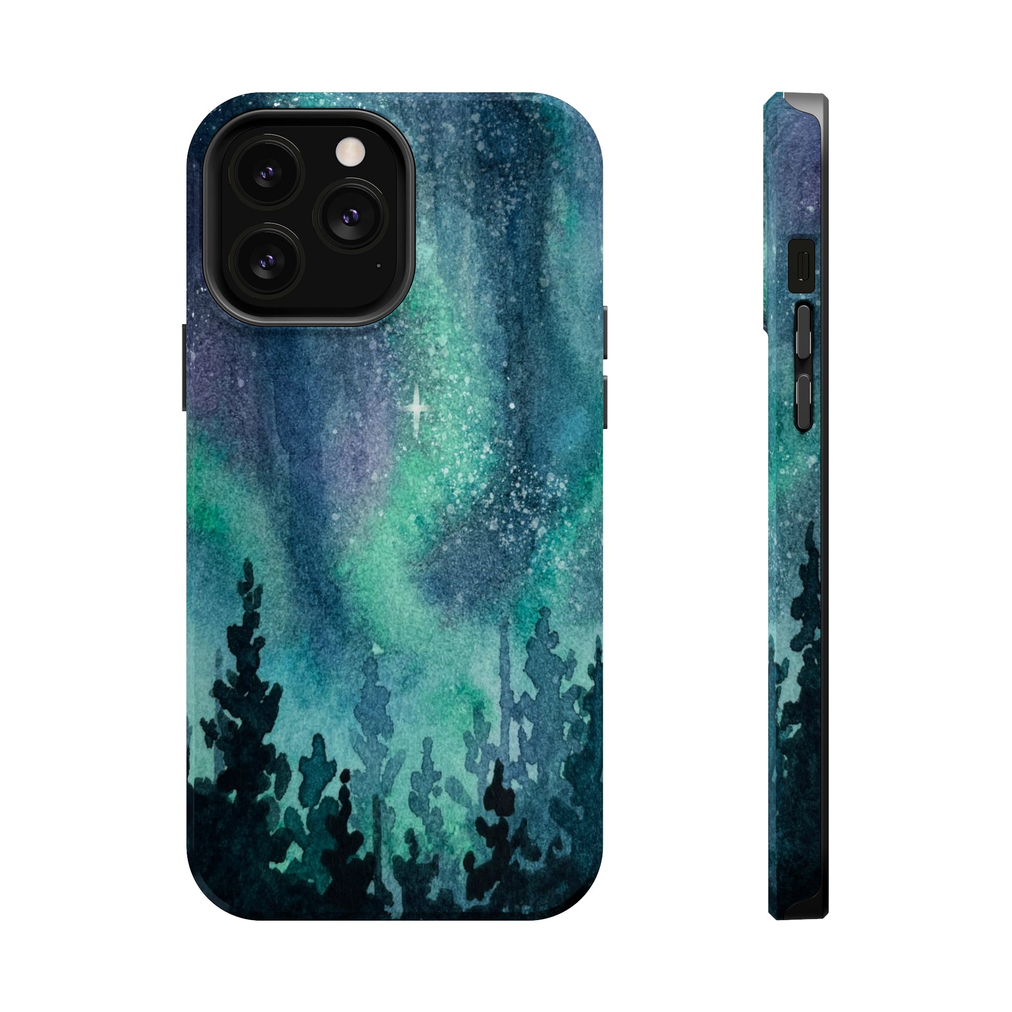 Northern Lights Case - Magnetic Back - Ezra's Clothing - Phone Case