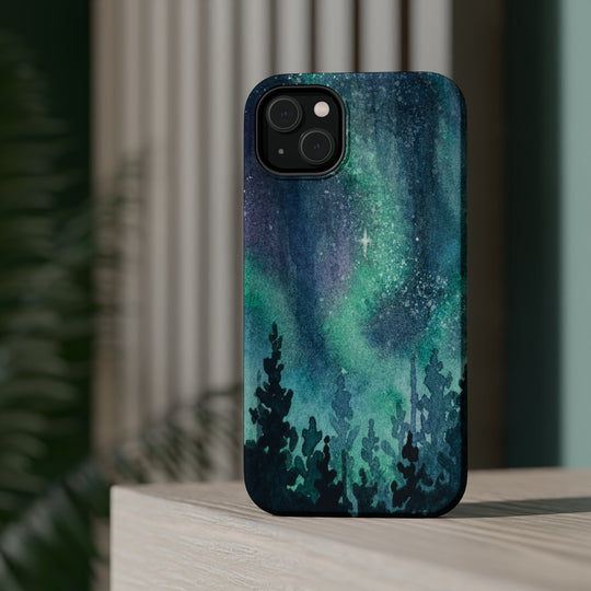 Northern Lights Case - Magnetic Back - Ezra's Clothing - Phone Case