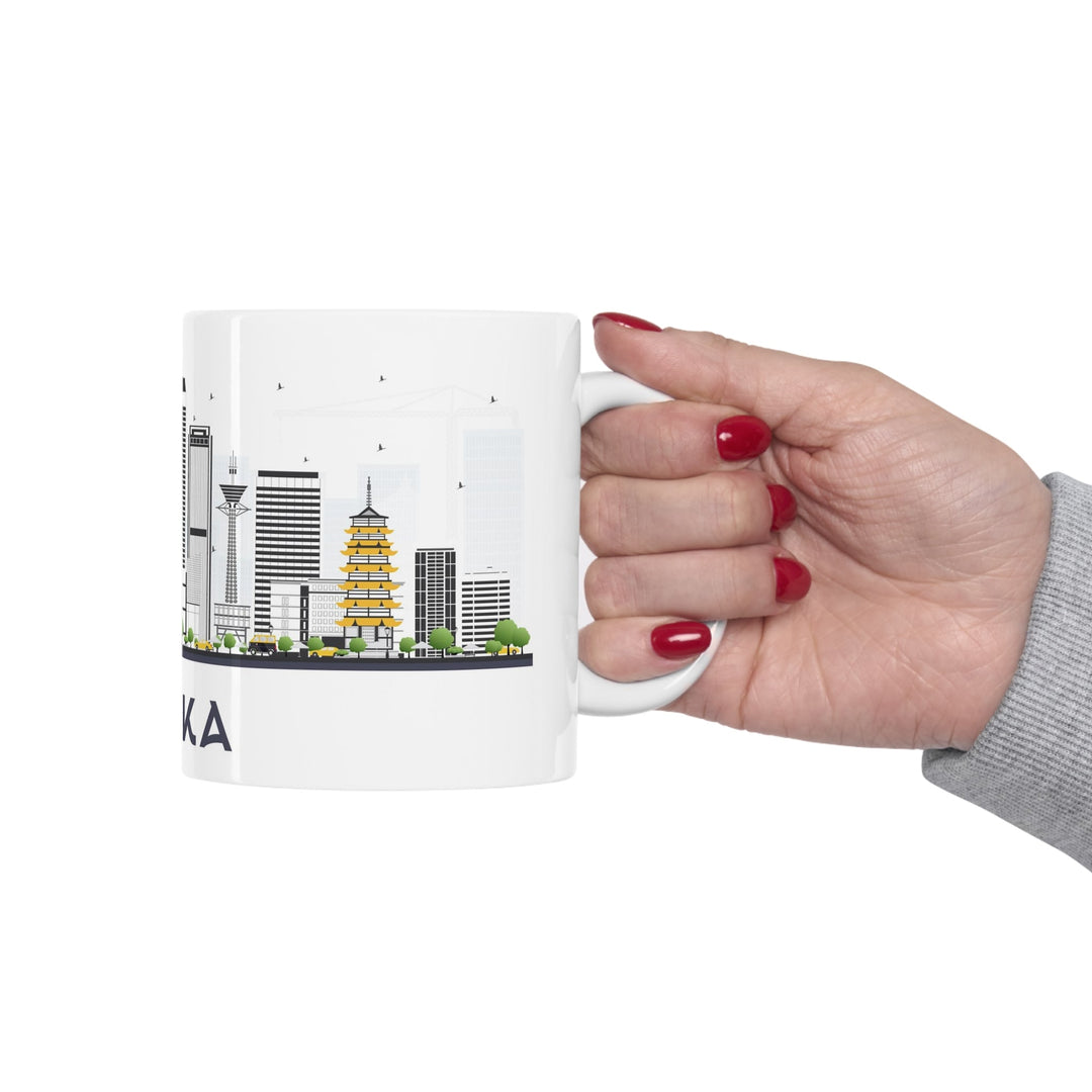 Osaka Japan Coffee Mug - Ezra's Clothing - Mug