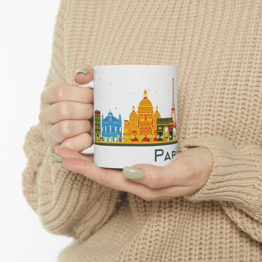 Paris France Coffee Mug - Ezra's Clothing - Mug