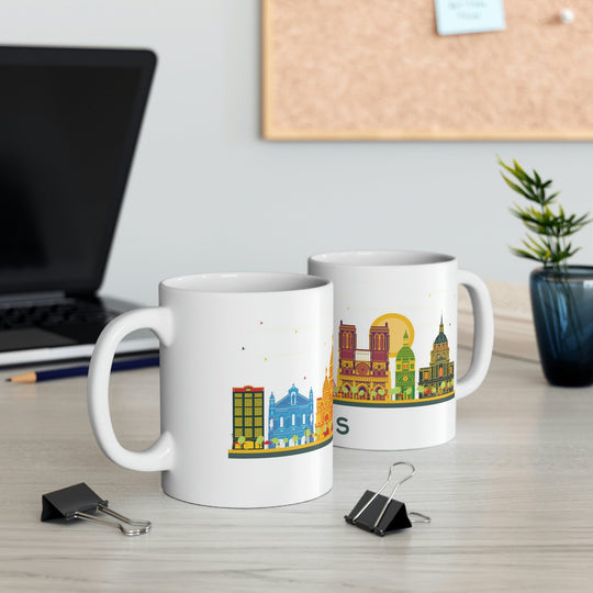 Paris France Coffee Mug - Ezra's Clothing - Mug