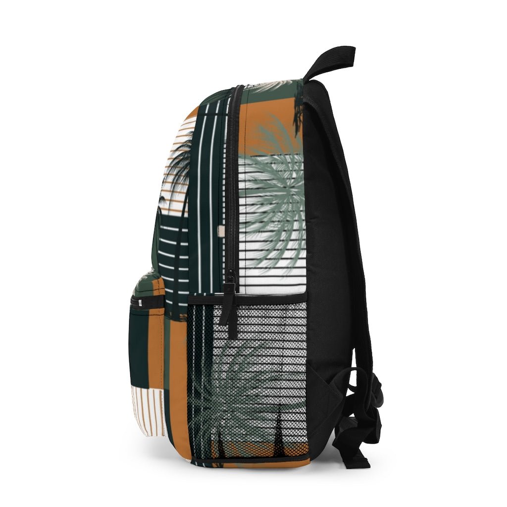 Patchwork Palm Backpack - Ezra's Clothing
