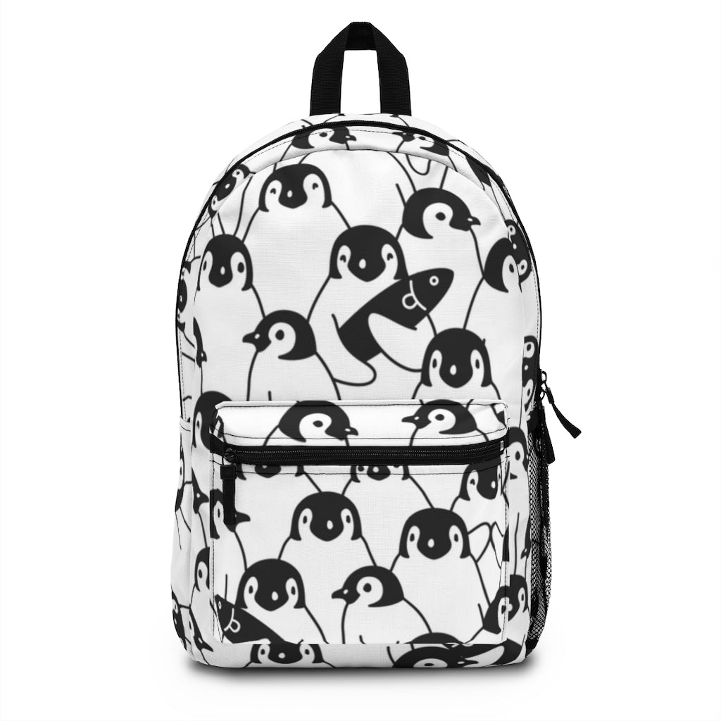 Penguin Pattern Backpack - Ezra's Clothing - Bags