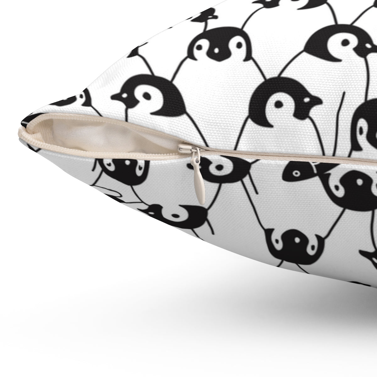 Penguin Pattern Throw Pillow - Ezra's Clothing