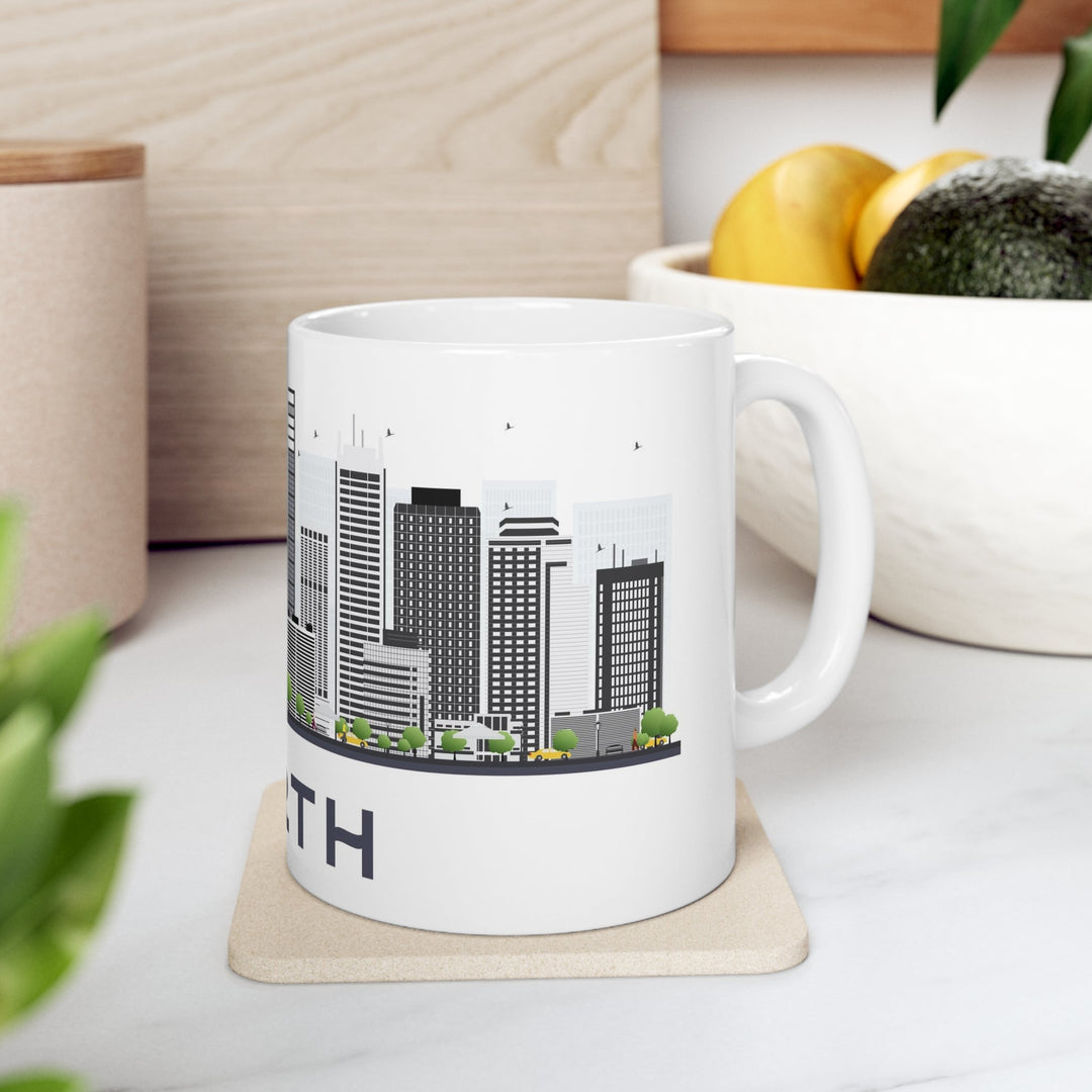 Perth Australia Coffee Mug - Ezra's Clothing - Mug