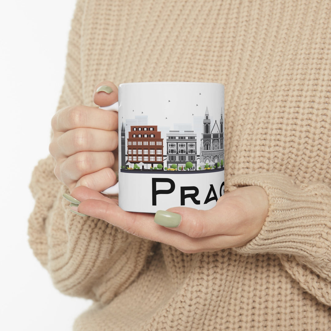 Prague Czech Republic Coffee Mug - Ezra's Clothing - Mug