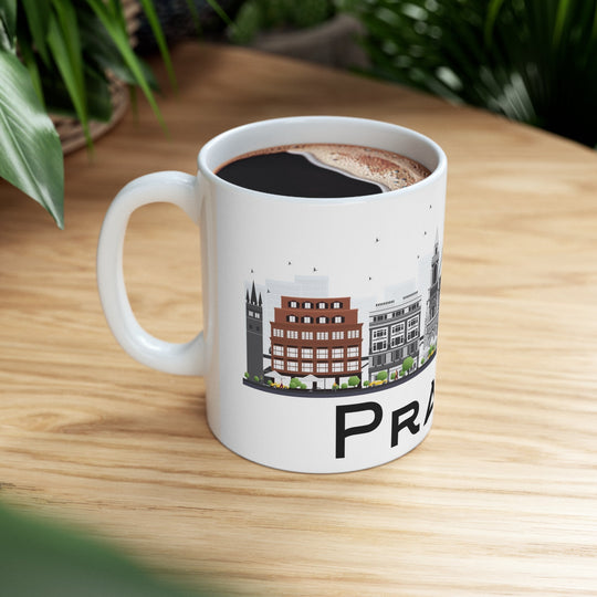 Prague Czech Republic Coffee Mug - Ezra's Clothing - Mug