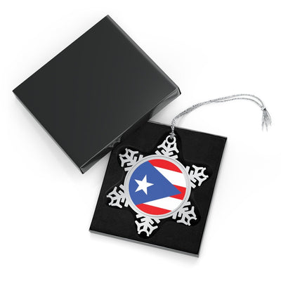 Puerto Rico Snowflake Ornament - Ezra's Clothing
