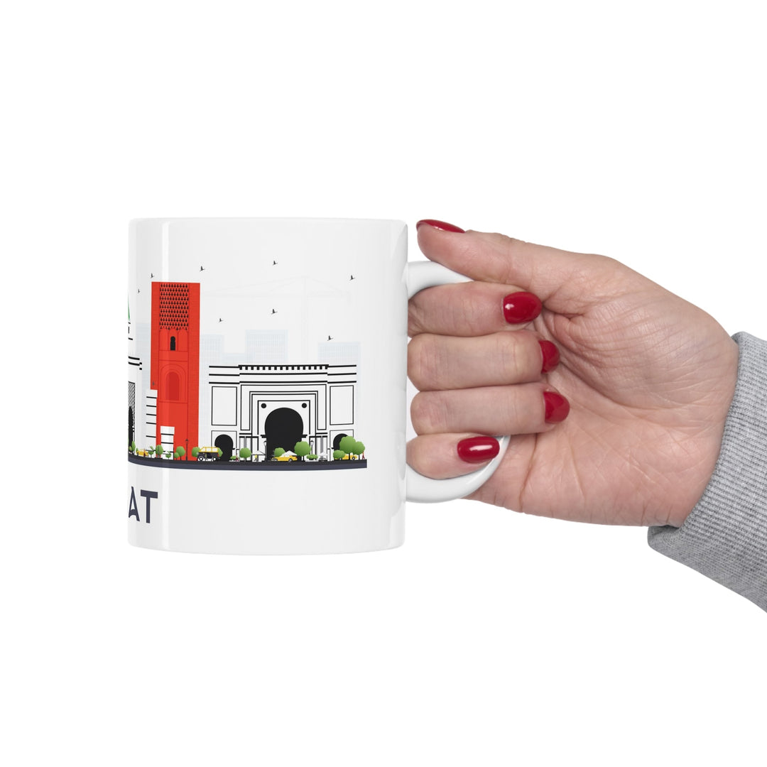 Rabat Morocco Coffee Mug - Ezra's Clothing - Mug