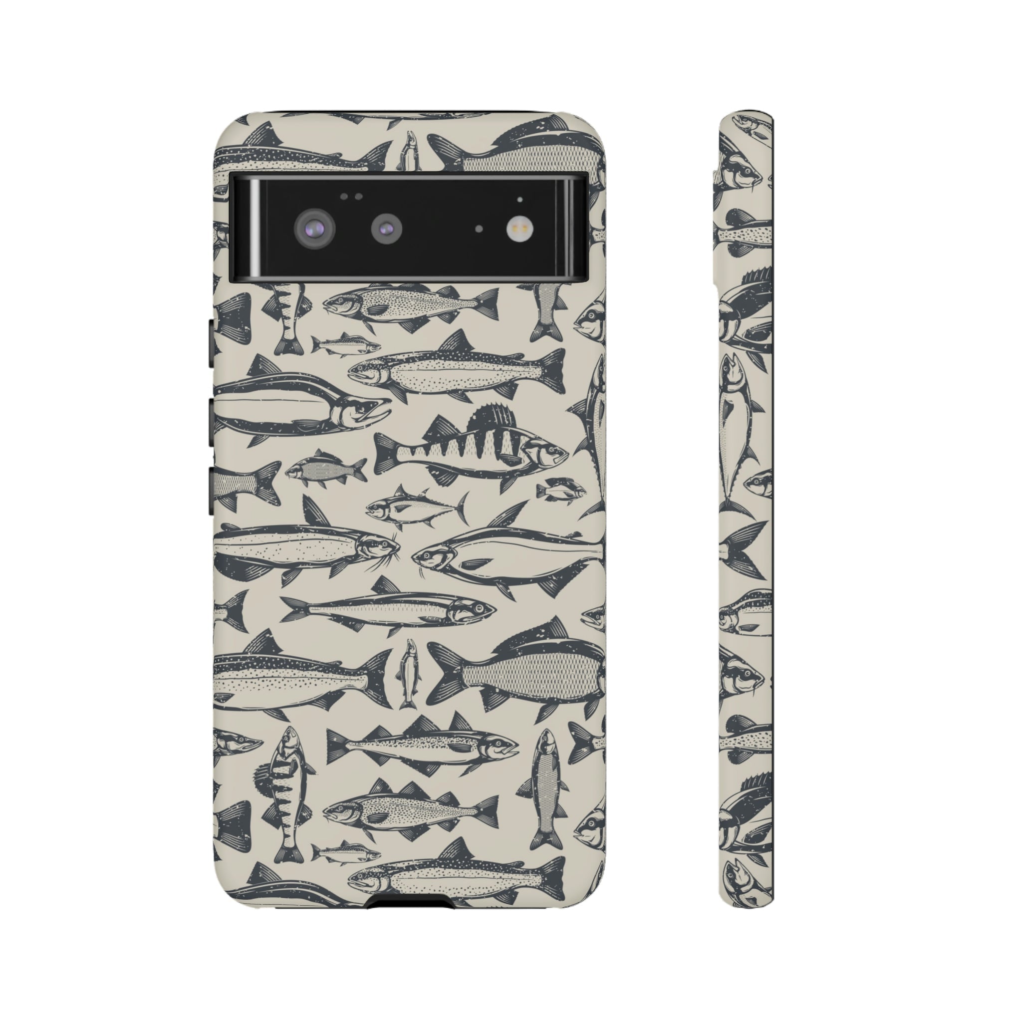 Retro Fish Pattern Case - Ezra's Clothing - Tough Case