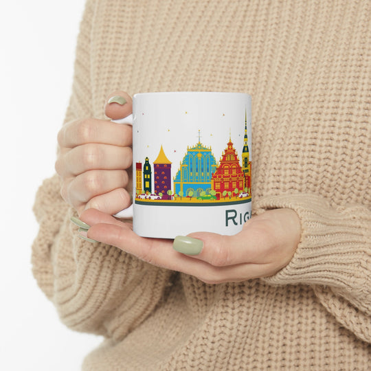 Riga Latvia Coffee Mug - Ezra's Clothing - Mug