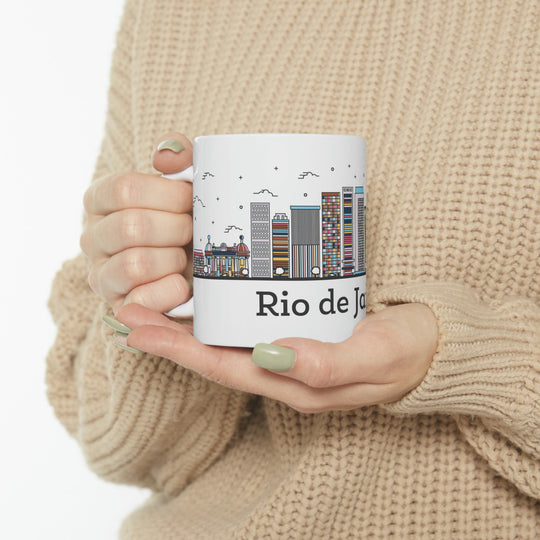Rio de Janeiro Brazil Coffee Mug - Ezra's Clothing - Mug