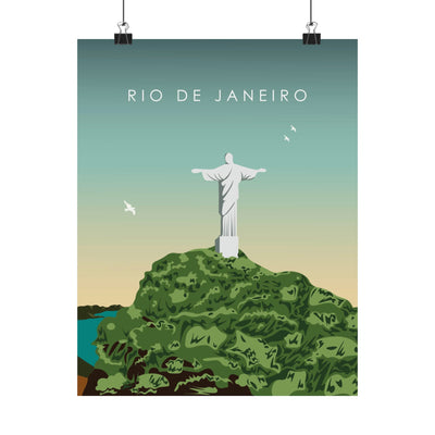 Rio de Janeiro Brazil Travel Poster - Ezra's Clothing