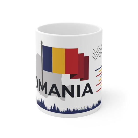 Romania Coffee Mug - Ezra's Clothing - Mug
