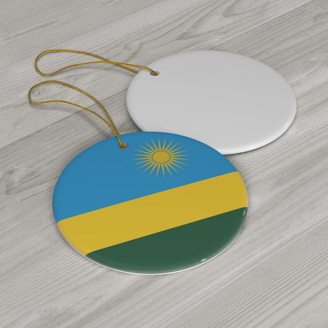 Rwanda Ceramic Ornament - Ezra's Clothing - Christmas Ornament