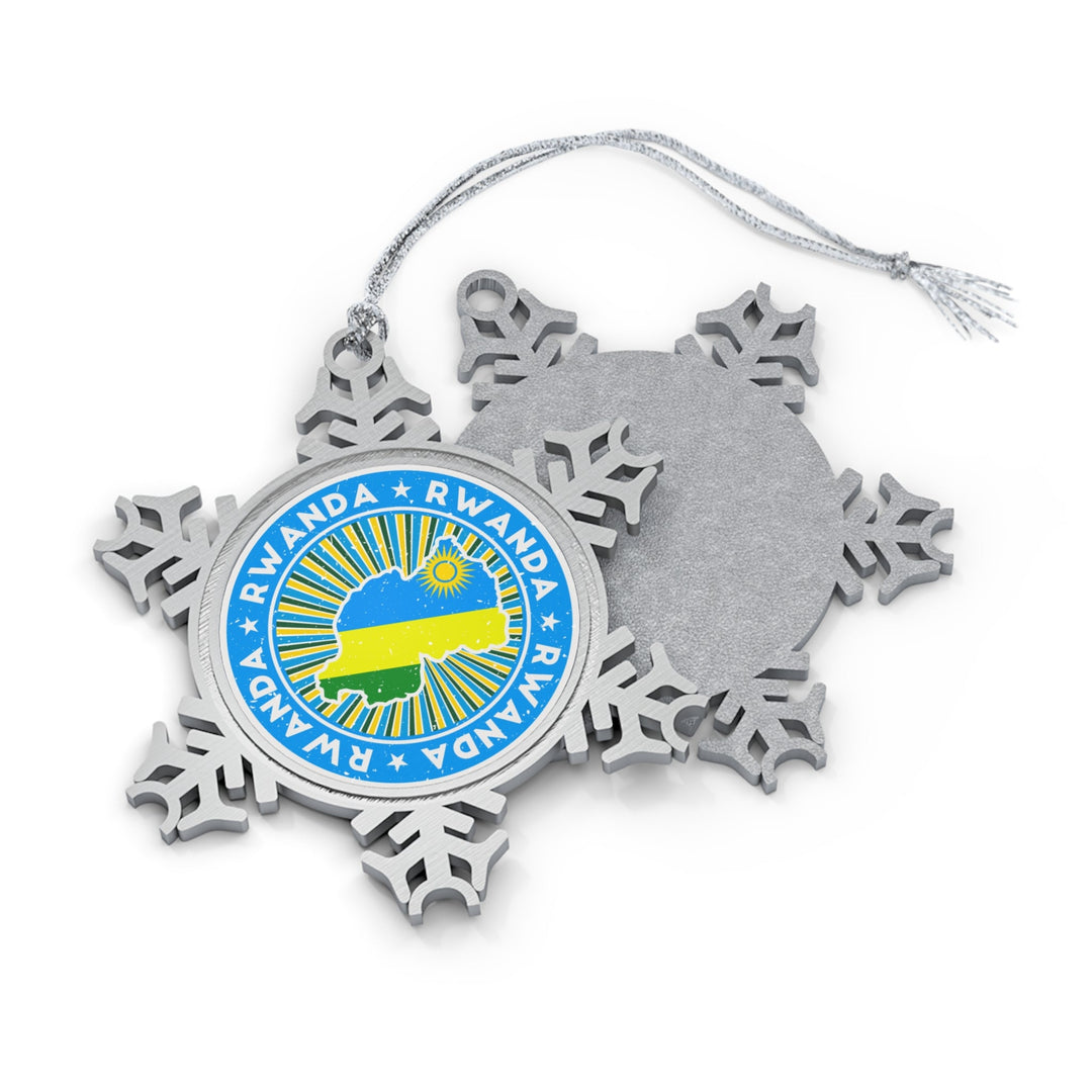 Rwanda Snowflake Ornament - Ezra's Clothing - Christmas Ornament