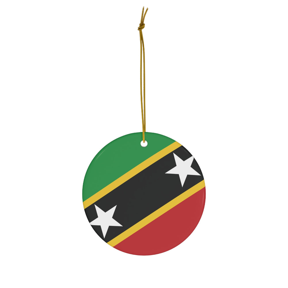 Saint Kitts and Nevis Ceramic Ornament - Ezra's Clothing - Christmas Ornament