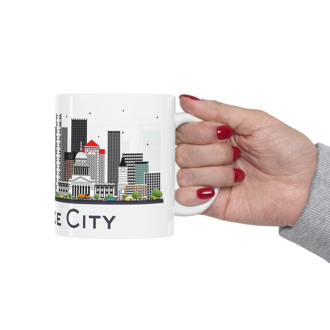 Salt Lake City Utah Coffee Mug - Ezra's Clothing - Mug