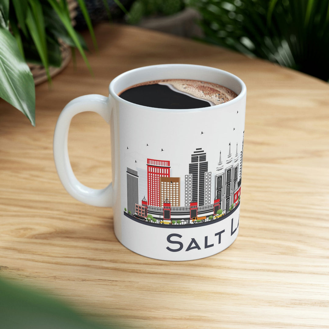 Salt Lake City Utah Coffee Mug - Ezra's Clothing - Mug