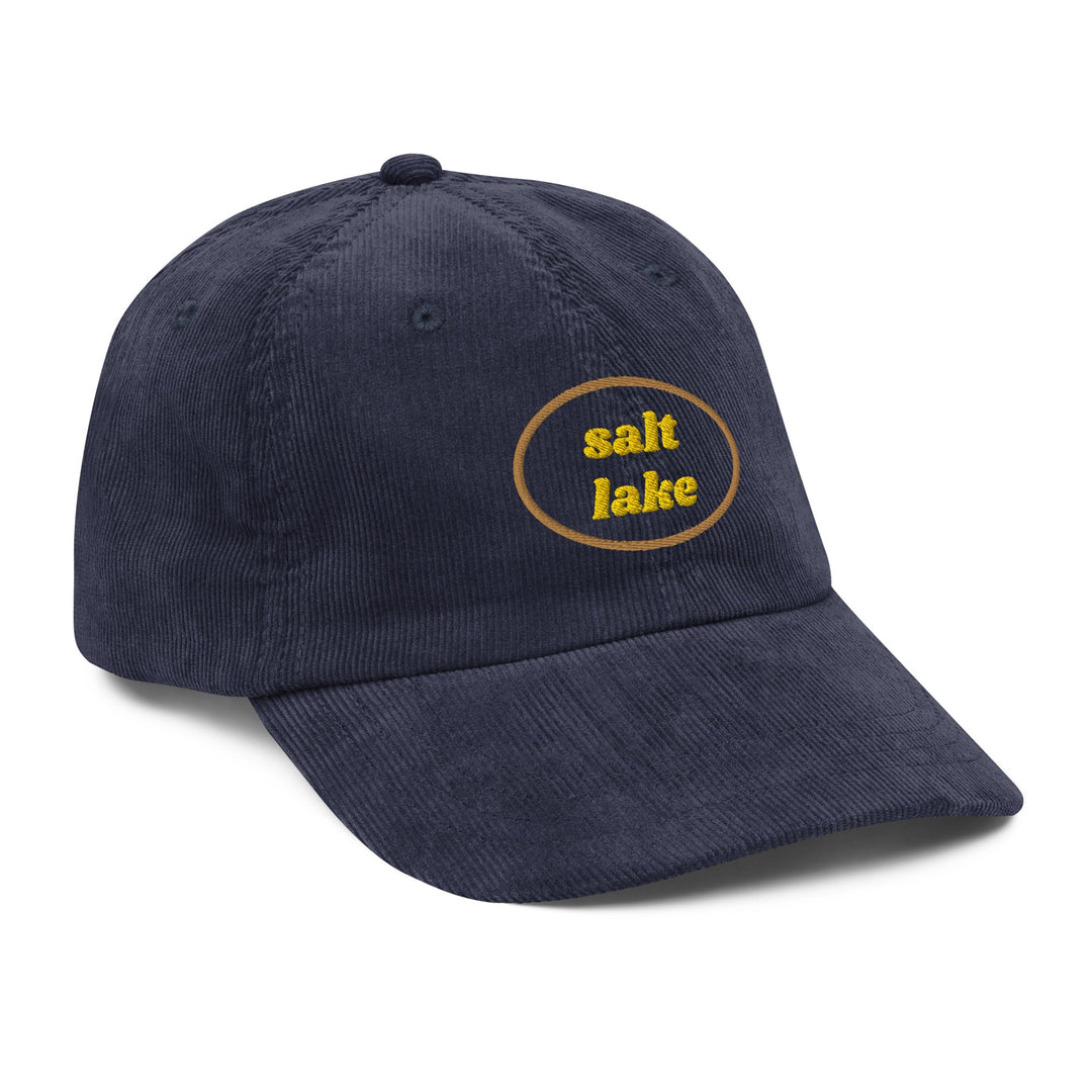 Salt Lake Vintage Corduroy Cap - Ezra's Clothing - Hats