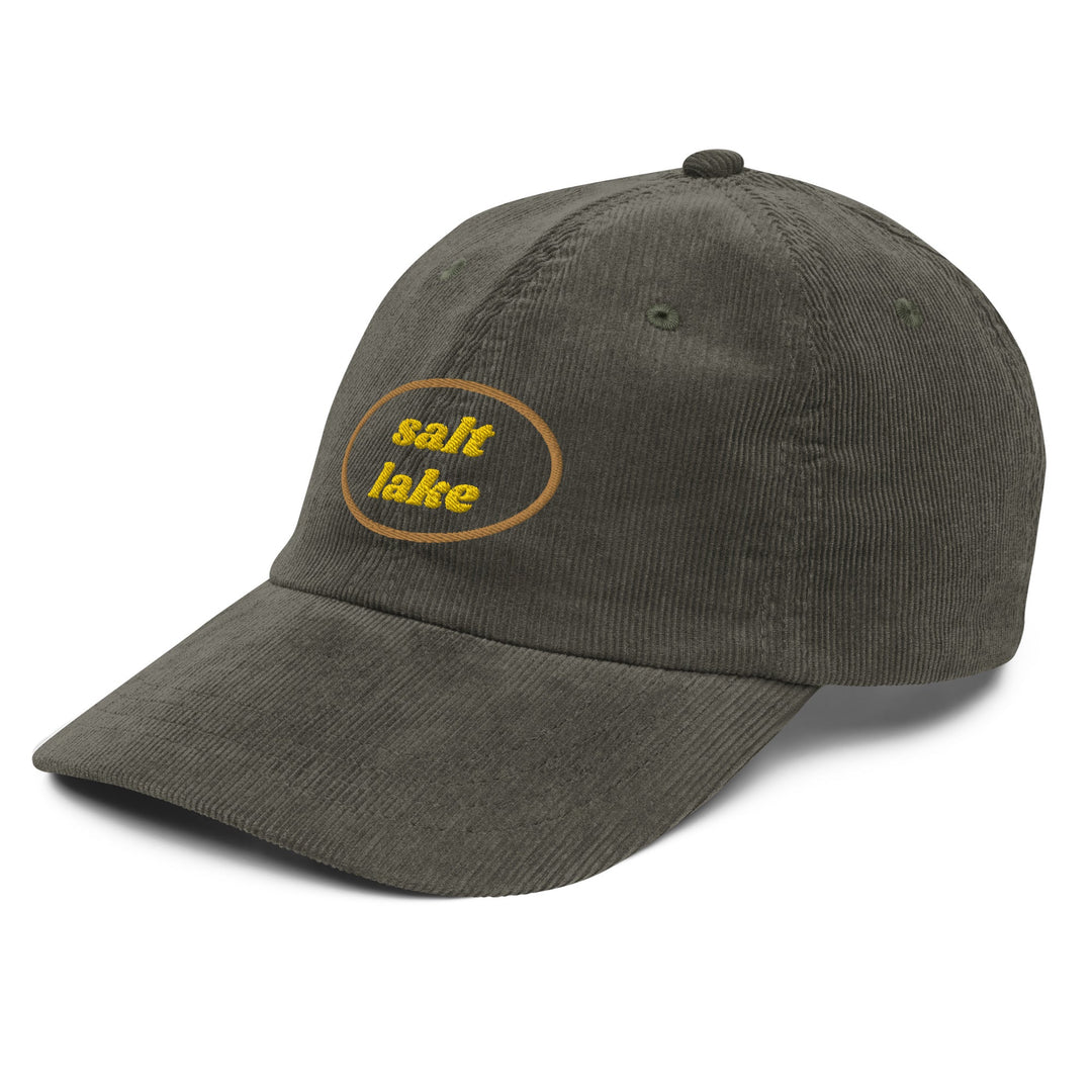 Salt Lake Vintage Corduroy Cap - Ezra's Clothing - Hats