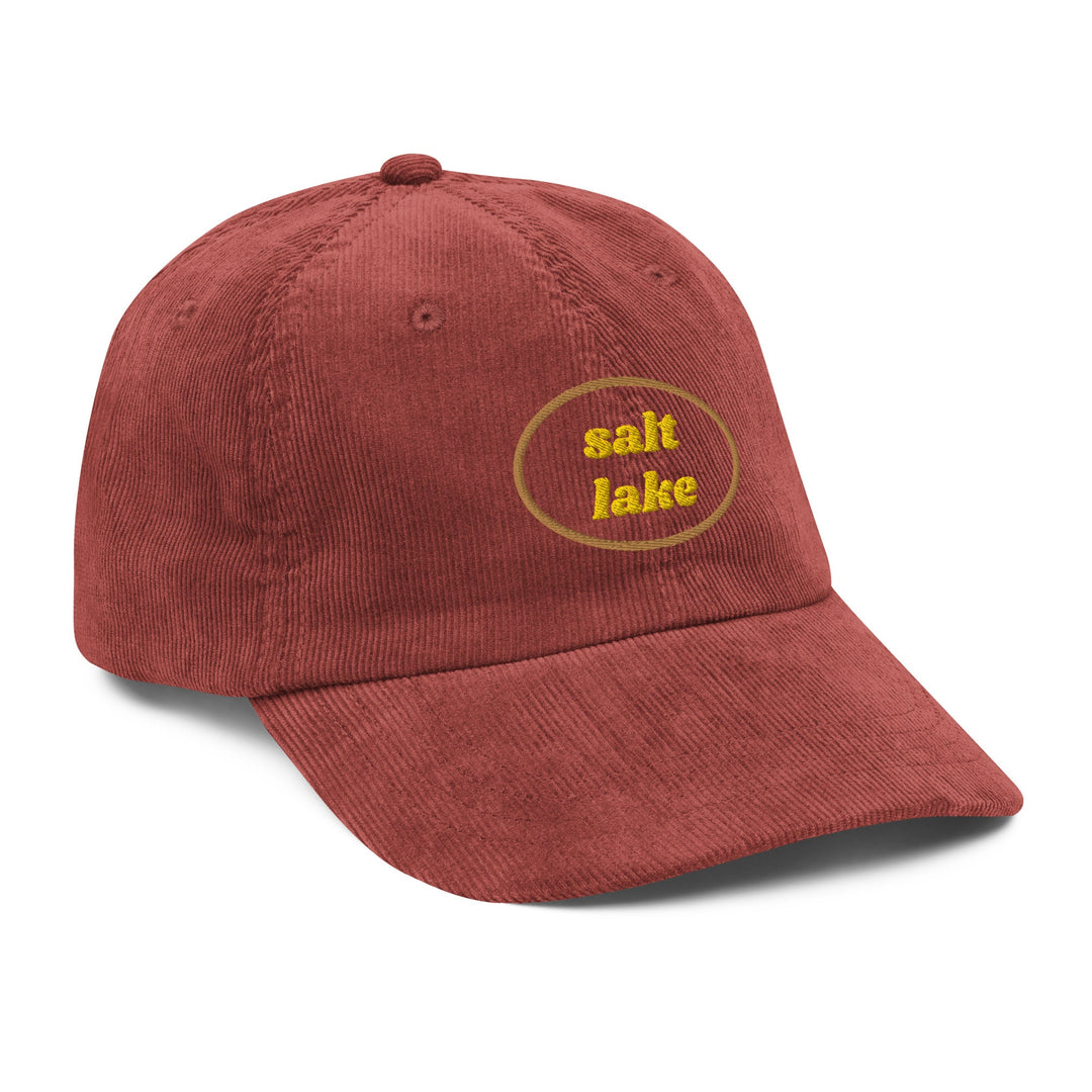 Salt Lake Vintage Corduroy Cap - Ezra's Clothing - Hats