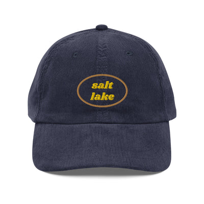 Salt Lake Vintage Corduroy Cap - Ezra's Clothing