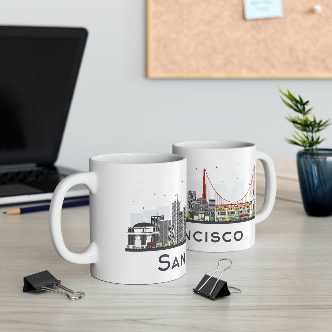 San Francisco California Coffee Mug - Ezra's Clothing - Mug