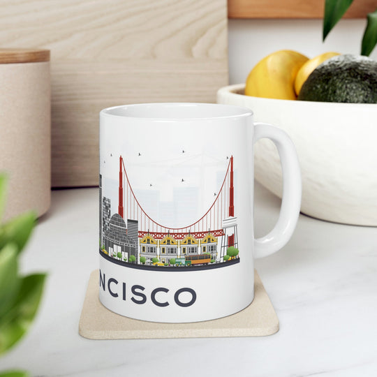 San Francisco California Coffee Mug - Ezra's Clothing - Mug