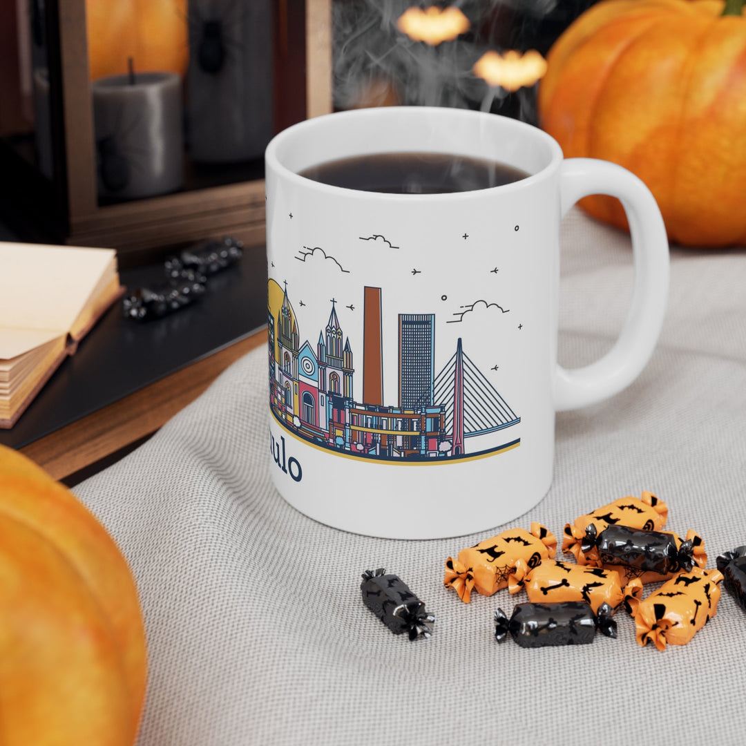 São Paulo Brazil Coffee Mug - Ezra's Clothing - Mug