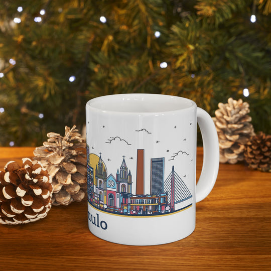 São Paulo Brazil Coffee Mug - Ezra's Clothing - Mug