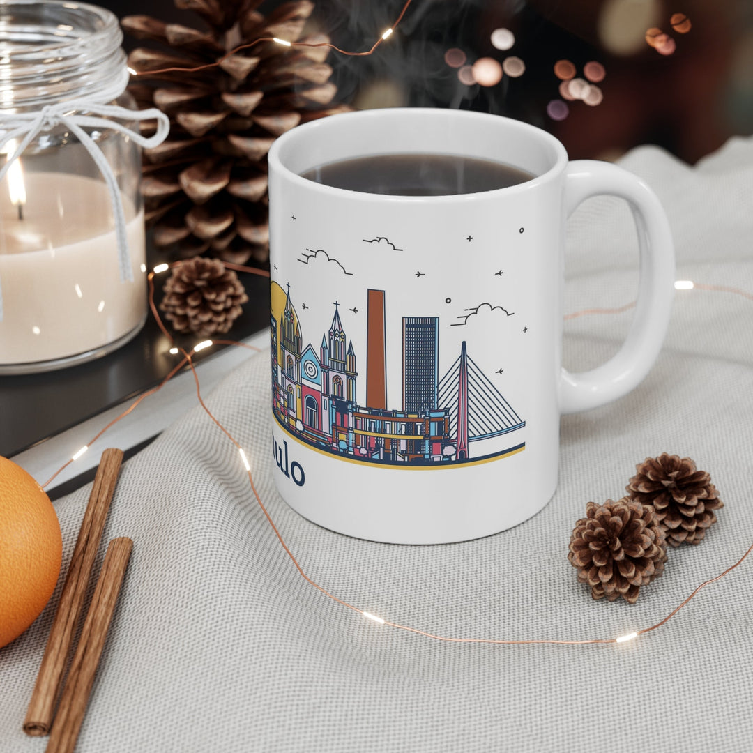 São Paulo Brazil Coffee Mug - Ezra's Clothing - Mug