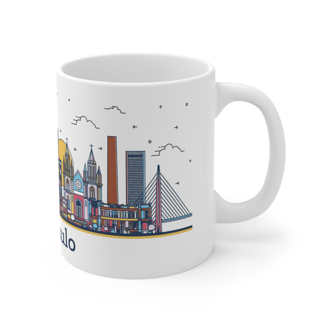 São Paulo Brazil Coffee Mug - Ezra's Clothing - Mug