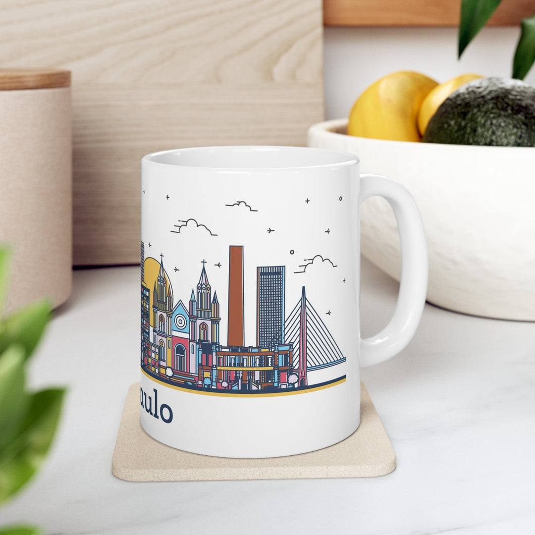 São Paulo Brazil Coffee Mug - Ezra's Clothing - Mug