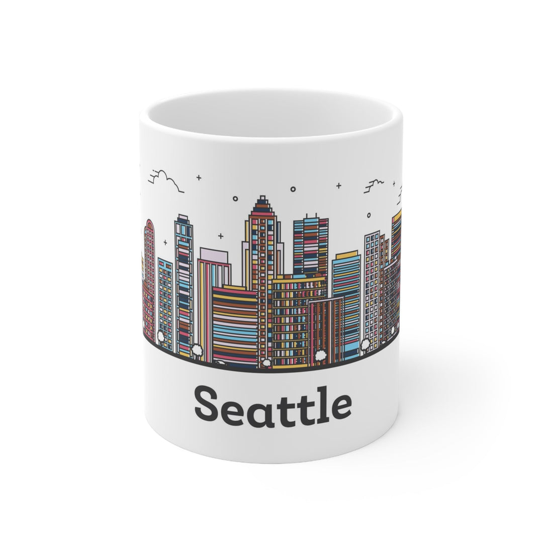 Seattle Washington Coffee Mug - Ezra's Clothing - Mug