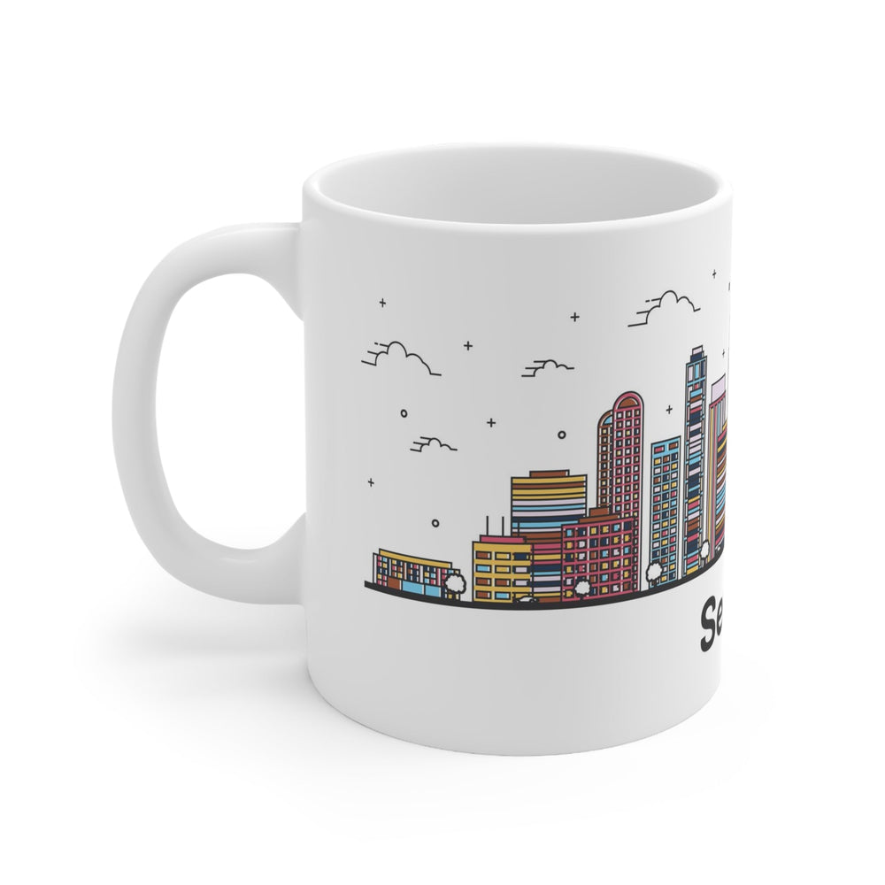 Seattle Washington Coffee Mug - Ezra's Clothing - Mug