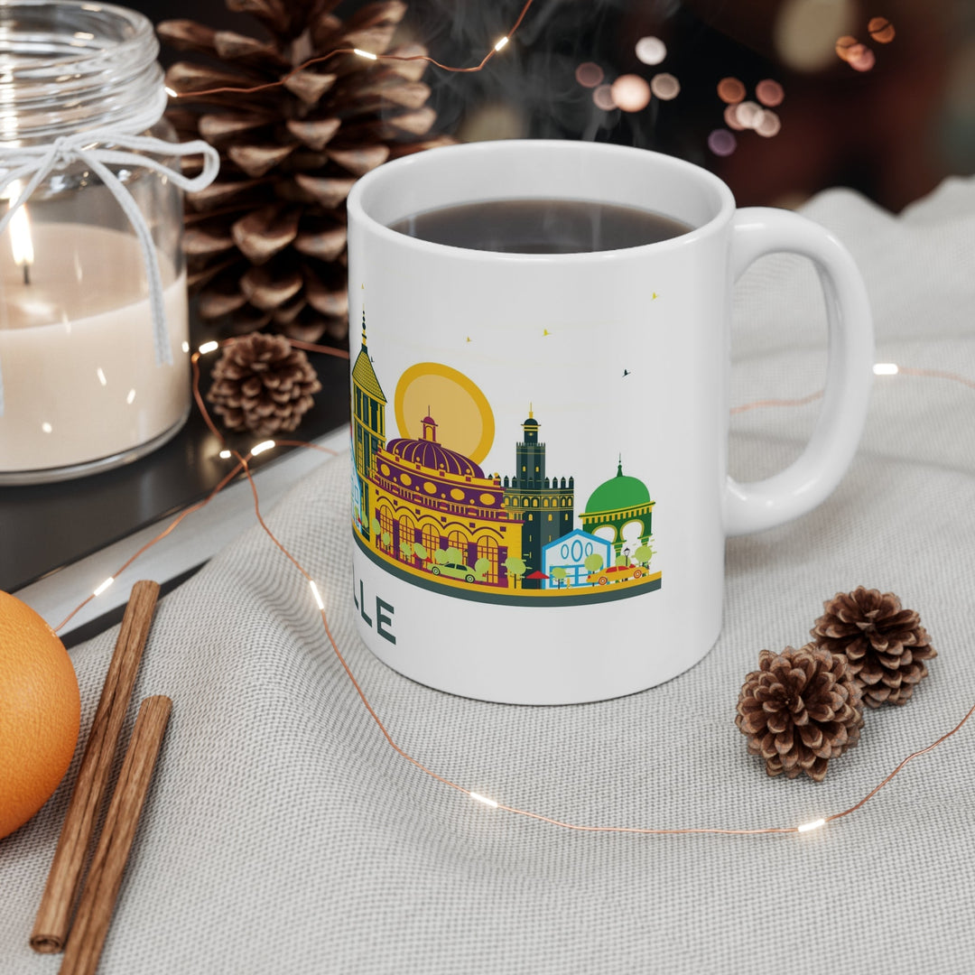 Seville Spain Coffee Mug - Ezra's Clothing - Mug