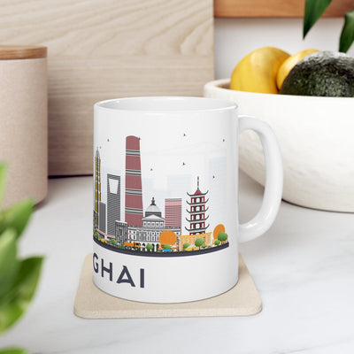 Shanghai China Coffee Mug - Ezra's Clothing