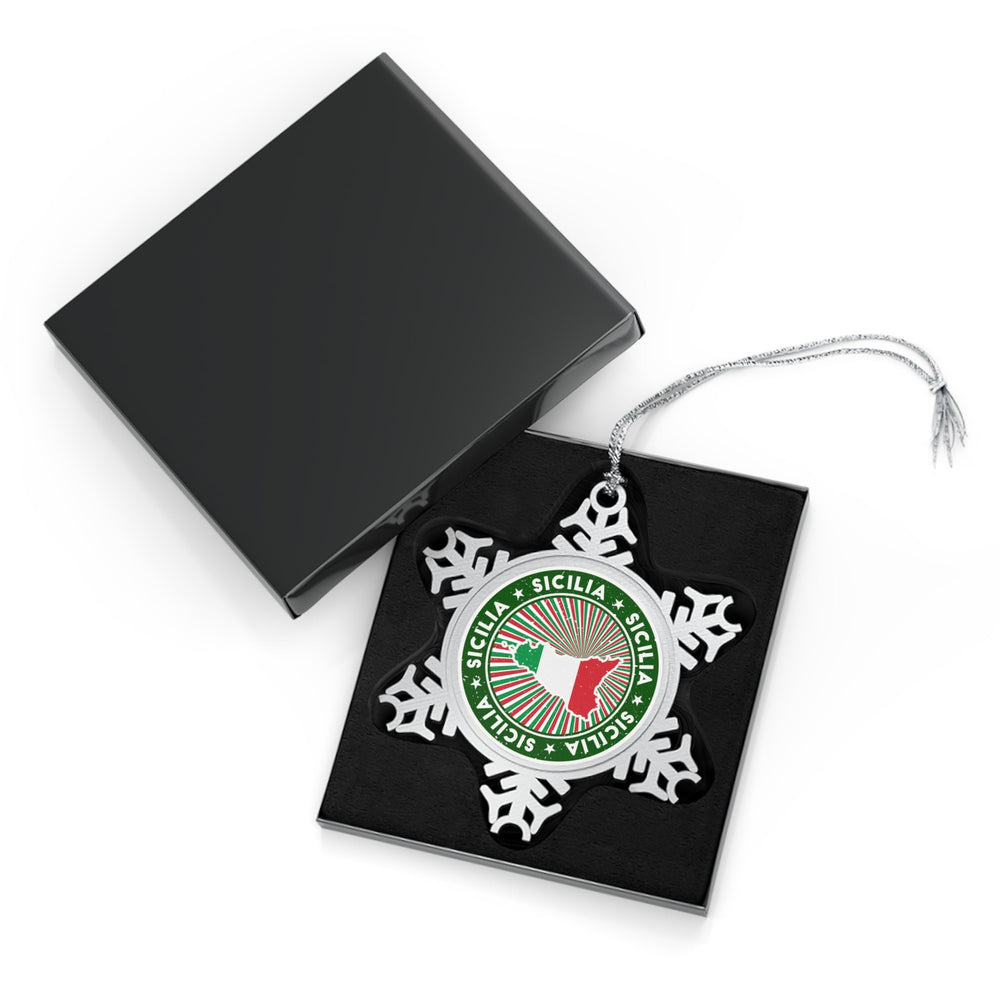 Sicily Snowflake Ornament - Ezra's Clothing - Christmas Ornament
